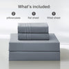Wrinkle Resistant Durable Breathable Skin Friendly Deep Pockets Ultrasoft Microfiber Best Bedsheet Set #Trending #bedsheet #bedsheetsets